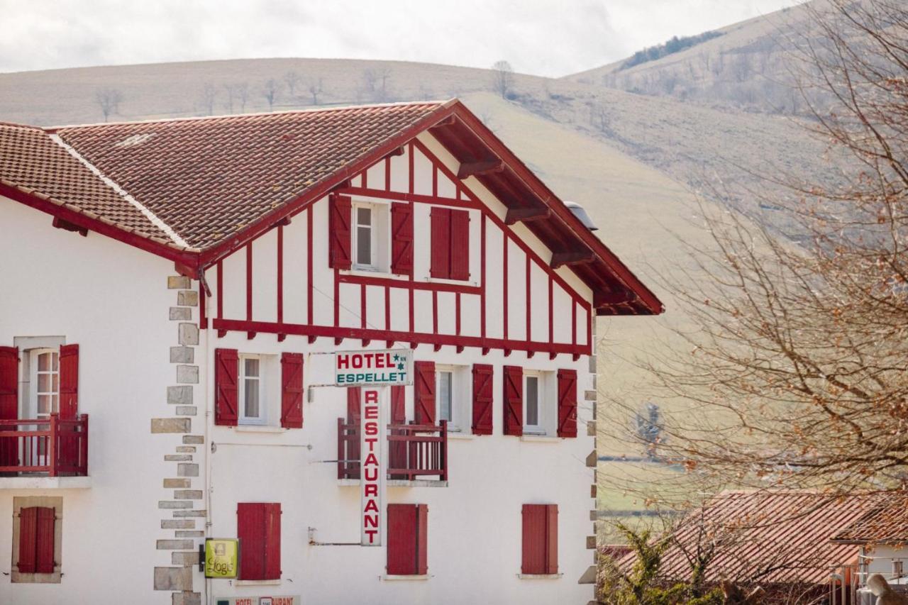 Logis Hotel Restaurant Espelletenia Larceveau-Arros-Cibits ภายนอก รูปภาพ